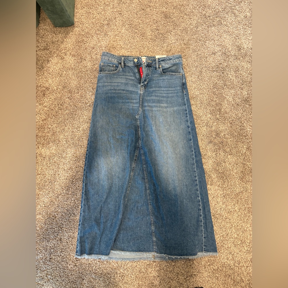 Lucky denim maxi skirt